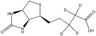 Biotin-d4 结构式