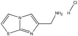 1-Imidazo[2,1-b][1,3]thiazol-6-ylmethanaminehydrochloride 结构式