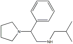 (2-methylpropyl)[2-phenyl-2-(pyrrolidin-1-yl)ethyl]amine 结构式