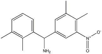 (3,4-dimethyl-5-nitrophenyl)(2,3-dimethylphenyl)methanamine 结构式