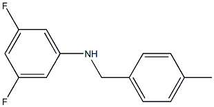 (3,5-difluorophenyl)(4-methylphenyl)methylamine 结构式