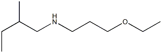 (3-ethoxypropyl)(2-methylbutyl)amine 结构式