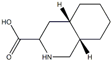 (4aS,8aS)-decahydroisoquinoline-3-carboxylic acid 结构式