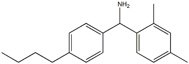 (4-butylphenyl)(2,4-dimethylphenyl)methanamine 结构式