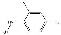 (4-chloro-2-fluorophenyl)hydrazine 结构式