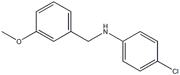 (4-chlorophenyl)(3-methoxyphenyl)methylamine 结构式