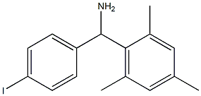 (4-iodophenyl)(2,4,6-trimethylphenyl)methanamine 结构式