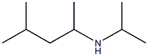 (4-methylpentan-2-yl)(propan-2-yl)amine 结构式
