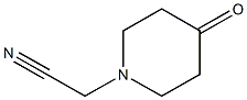 (4-oxopiperidin-1-yl)acetonitrile 结构式