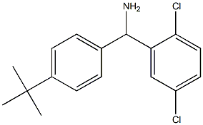 (4-tert-butylphenyl)(2,5-dichlorophenyl)methanamine 结构式