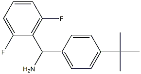 (4-tert-butylphenyl)(2,6-difluorophenyl)methanamine 结构式