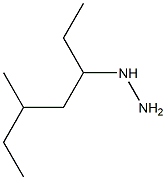 (5-methylheptan-3-yl)hydrazine 结构式
