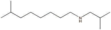 (7-methyloctyl)(2-methylpropyl)amine 结构式