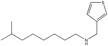 (7-methyloctyl)(thiophen-3-ylmethyl)amine 结构式