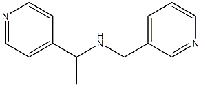(pyridin-3-ylmethyl)[1-(pyridin-4-yl)ethyl]amine 结构式