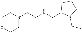 [(1-ethylpyrrolidin-2-yl)methyl][2-(morpholin-4-yl)ethyl]amine 结构式