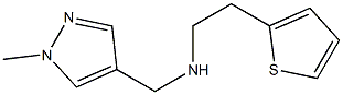 [(1-methyl-1H-pyrazol-4-yl)methyl][2-(thiophen-2-yl)ethyl]amine 结构式