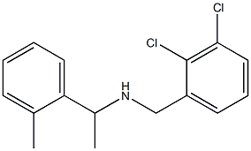 [(2,3-dichlorophenyl)methyl][1-(2-methylphenyl)ethyl]amine 结构式