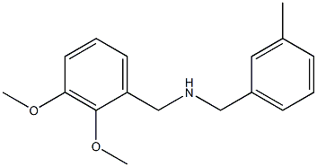 [(2,3-dimethoxyphenyl)methyl][(3-methylphenyl)methyl]amine 结构式