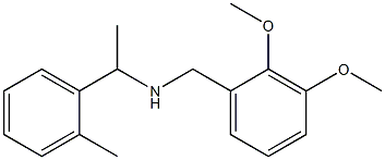 [(2,3-dimethoxyphenyl)methyl][1-(2-methylphenyl)ethyl]amine 结构式