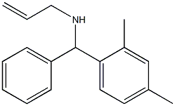 [(2,4-dimethylphenyl)(phenyl)methyl](prop-2-en-1-yl)amine 结构式