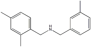 [(2,4-dimethylphenyl)methyl][(3-methylphenyl)methyl]amine 结构式