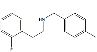 [(2,4-dimethylphenyl)methyl][2-(2-fluorophenyl)ethyl]amine 结构式