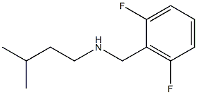 [(2,6-difluorophenyl)methyl](3-methylbutyl)amine 结构式