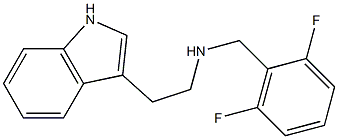 [(2,6-difluorophenyl)methyl][2-(1H-indol-3-yl)ethyl]amine 结构式