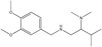 [(3,4-dimethoxyphenyl)methyl][2-(dimethylamino)-3-methylbutyl]amine 结构式