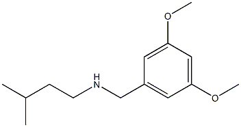 [(3,5-dimethoxyphenyl)methyl](3-methylbutyl)amine 结构式