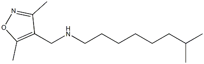 [(3,5-dimethyl-1,2-oxazol-4-yl)methyl](7-methyloctyl)amine 结构式