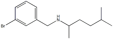 [(3-bromophenyl)methyl](5-methylhexan-2-yl)amine 结构式