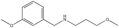 [(3-methoxyphenyl)methyl](3-methoxypropyl)amine 结构式