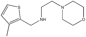 [(3-methylthiophen-2-yl)methyl][2-(morpholin-4-yl)ethyl]amine 结构式