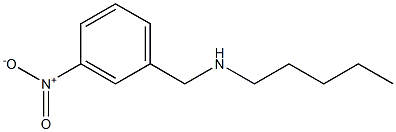 [(3-nitrophenyl)methyl](pentyl)amine 结构式