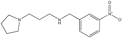 [(3-nitrophenyl)methyl][3-(pyrrolidin-1-yl)propyl]amine 结构式