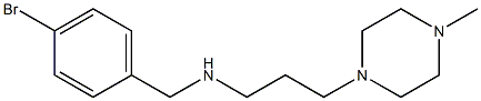 [(4-bromophenyl)methyl][3-(4-methylpiperazin-1-yl)propyl]amine 结构式