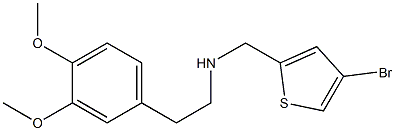 [(4-bromothiophen-2-yl)methyl][2-(3,4-dimethoxyphenyl)ethyl]amine 结构式