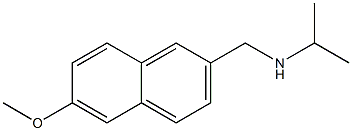 [(6-methoxynaphthalen-2-yl)methyl](propan-2-yl)amine 结构式