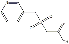 [(pyridin-3-ylmethyl)sulfonyl]acetic acid 结构式