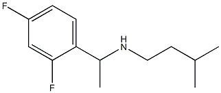 [1-(2,4-difluorophenyl)ethyl](3-methylbutyl)amine 结构式