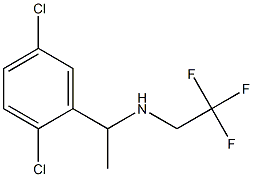 [1-(2,5-dichlorophenyl)ethyl](2,2,2-trifluoroethyl)amine 结构式