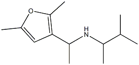 [1-(2,5-dimethylfuran-3-yl)ethyl](3-methylbutan-2-yl)amine 结构式