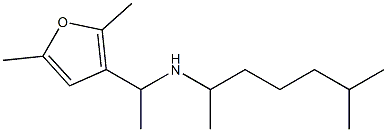 [1-(2,5-dimethylfuran-3-yl)ethyl](6-methylheptan-2-yl)amine 结构式