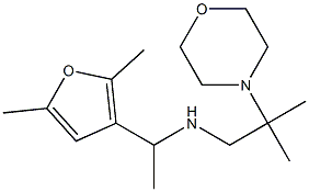 [1-(2,5-dimethylfuran-3-yl)ethyl][2-methyl-2-(morpholin-4-yl)propyl]amine 结构式