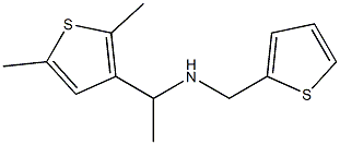 [1-(2,5-dimethylthiophen-3-yl)ethyl](thiophen-2-ylmethyl)amine 结构式