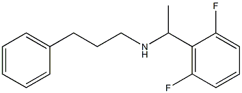 [1-(2,6-difluorophenyl)ethyl](3-phenylpropyl)amine 结构式