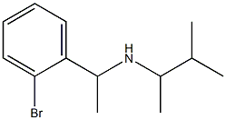 [1-(2-bromophenyl)ethyl](3-methylbutan-2-yl)amine 结构式