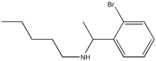 [1-(2-bromophenyl)ethyl](pentyl)amine 结构式